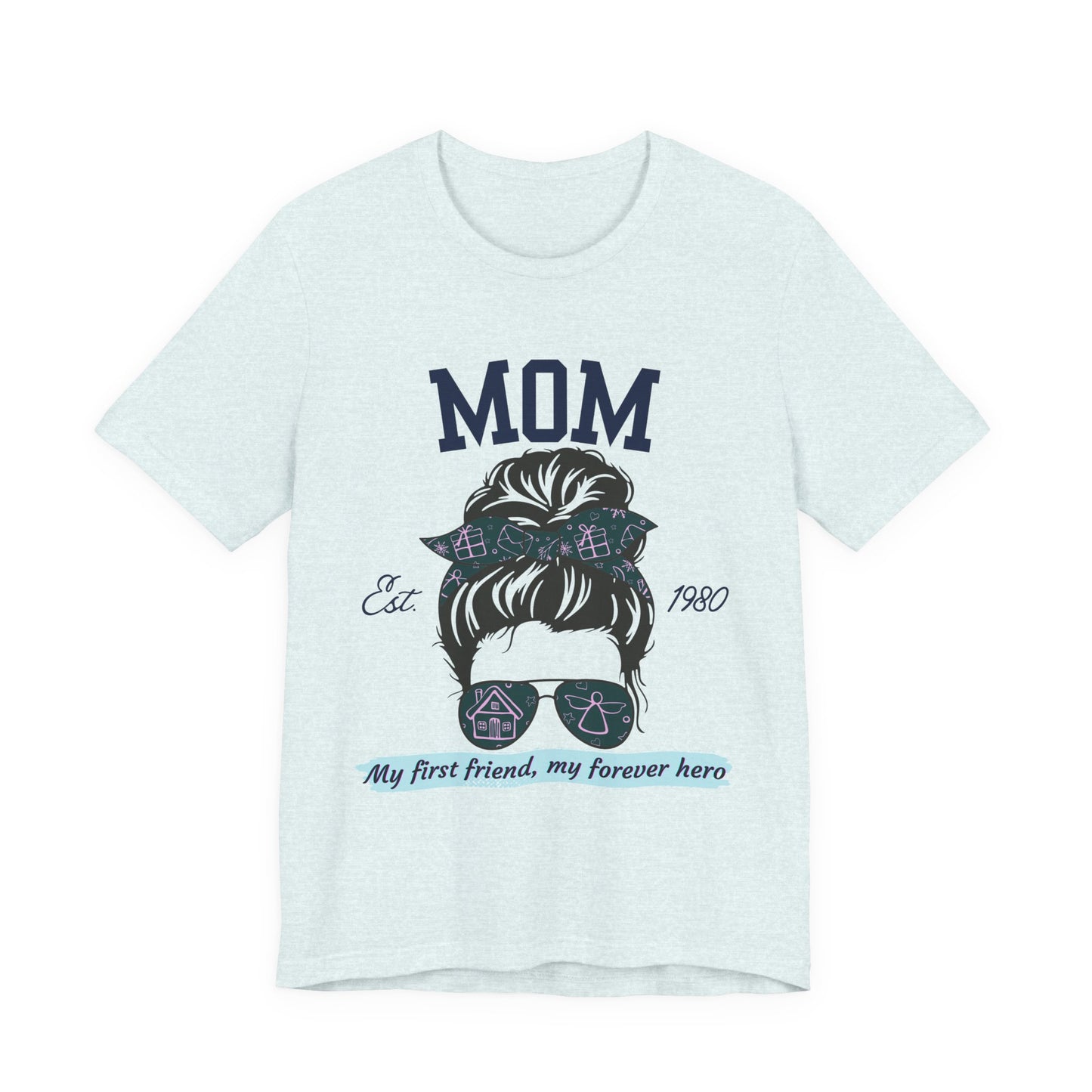 Mom Life Unisex Tee - Est. 1980, Gift for New Moms, Birthday Gift, Casual Wear, Mother's Day Shirt, Trendy Graphic T-Shirt
