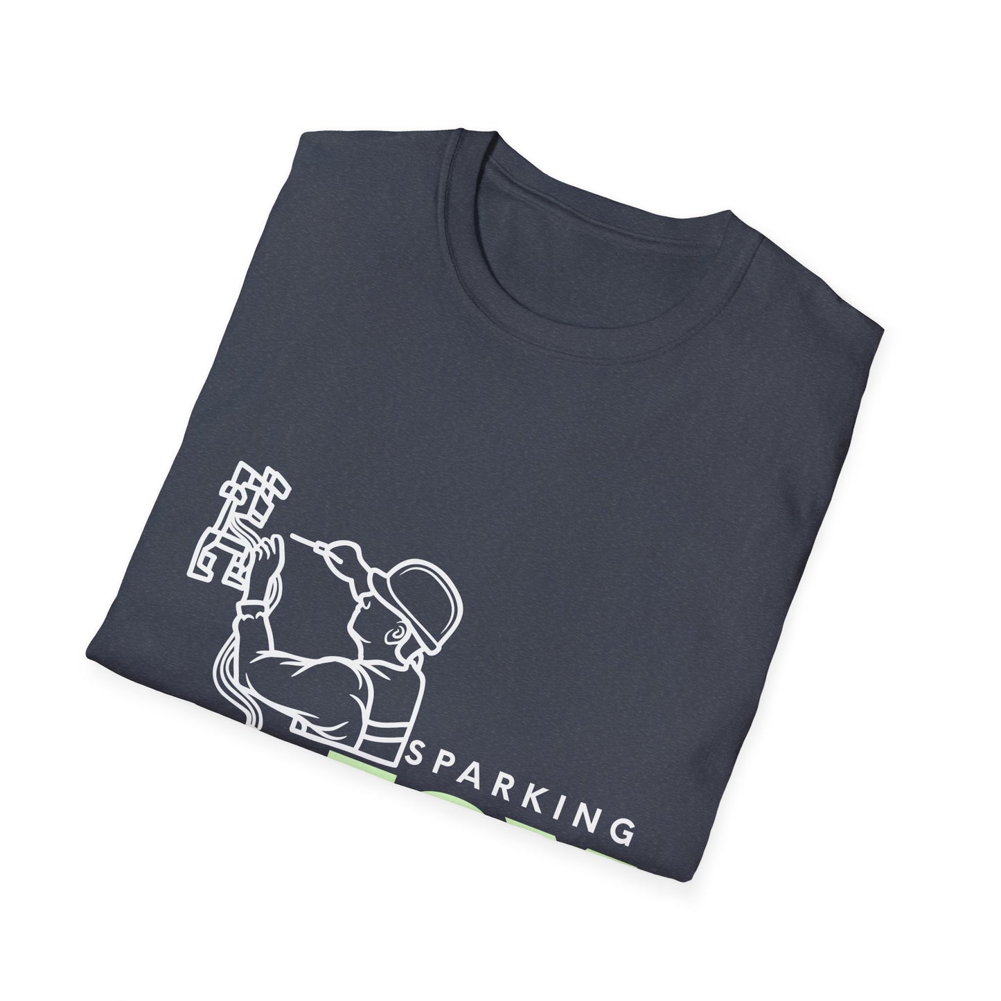 Joyful Electrical Worker Unisex Softstyle T-Shirt - Perfect Electrician Gift, Electrical Engineer, Unisex Graphic Tee