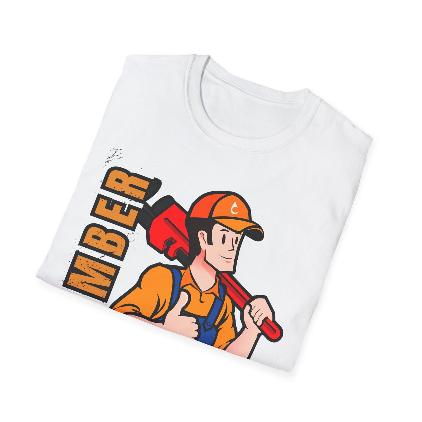 Plumber Fix Things T-Shirt, Casual Gift for Dads, Funny Work Top,, Unisex Softstyle Shirt, Plumbing Gift Idea