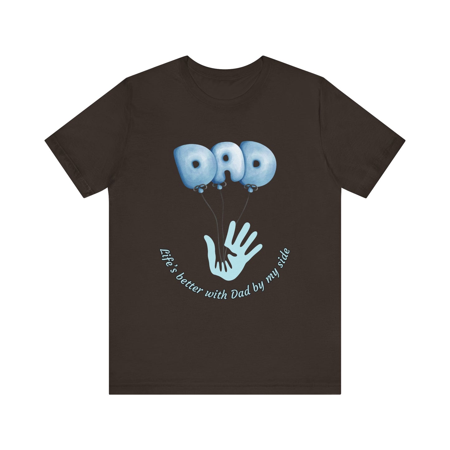 Dad Balloon Tee, Father’s Day Gift, Unisex T-Shirt, Birthday Present, Love for Dad, Family Celebration Apparel