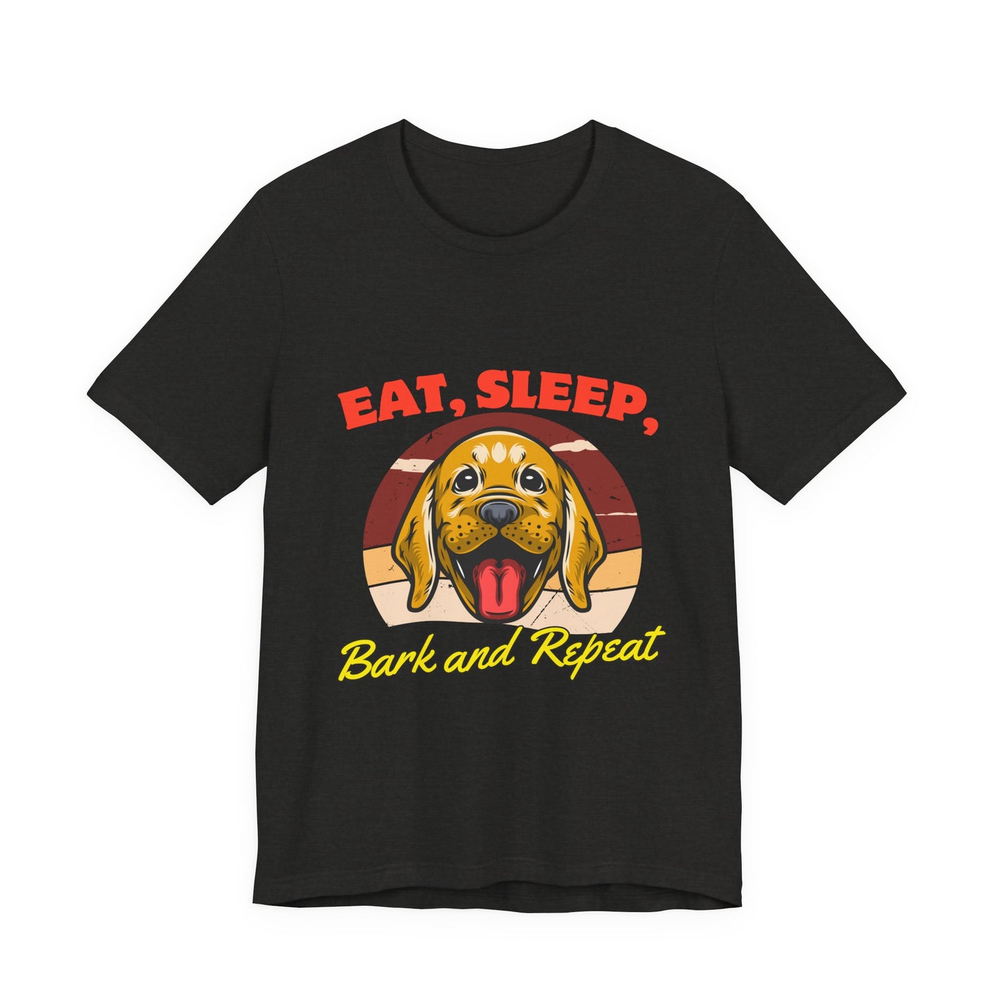 Dog Lover's Eat, Sleep, Bark Tee | Funny Pet T-Shirt, Gift for Dog Owners, Cute Canine Apparel, Dog Mom Shirt, Animal Lover Tops