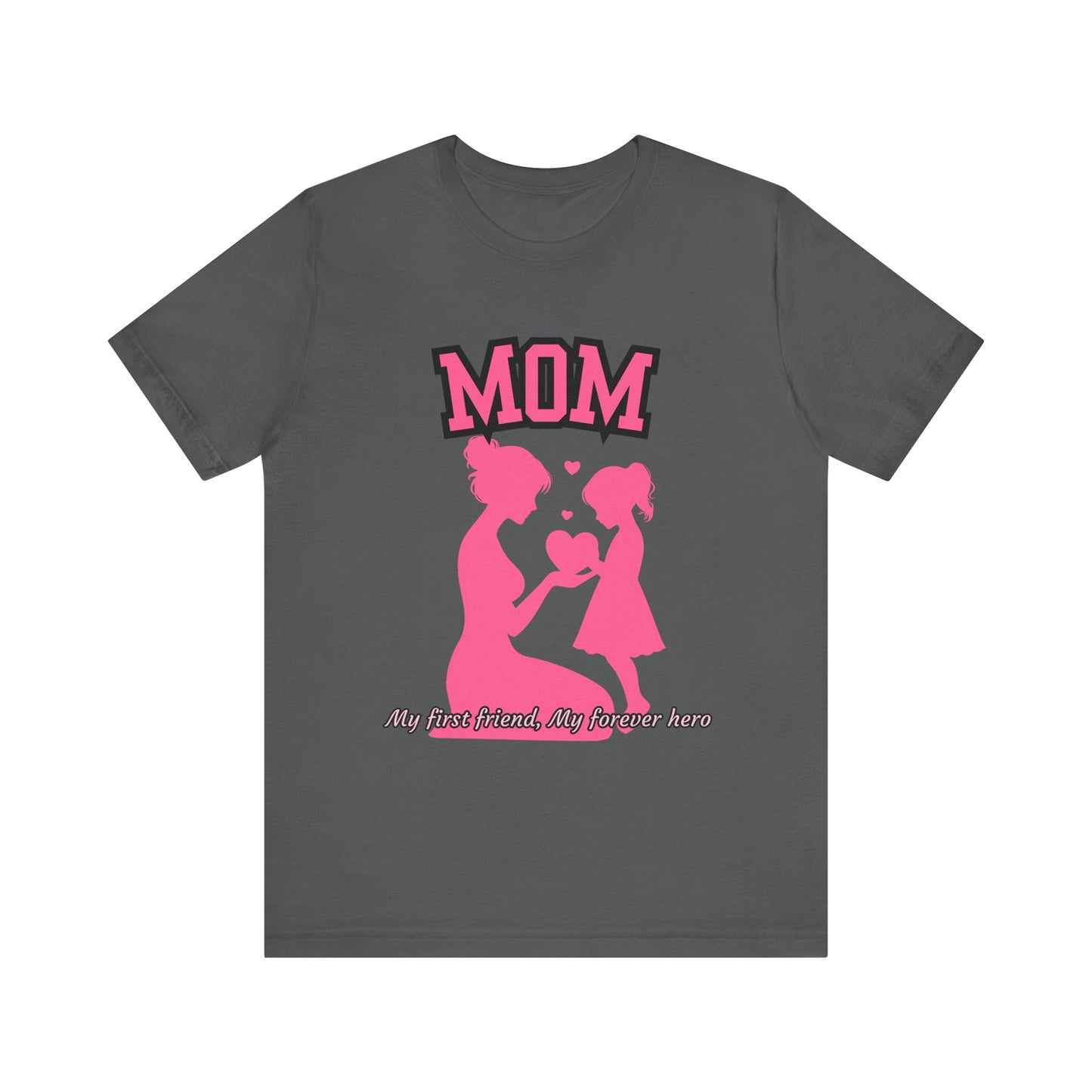Mom and Daughter Love Tee | Unisex Jersey T-shirt for Mother's Day, Birthday Gift, Family Outing, Casual Wear, Heartwarming Gift