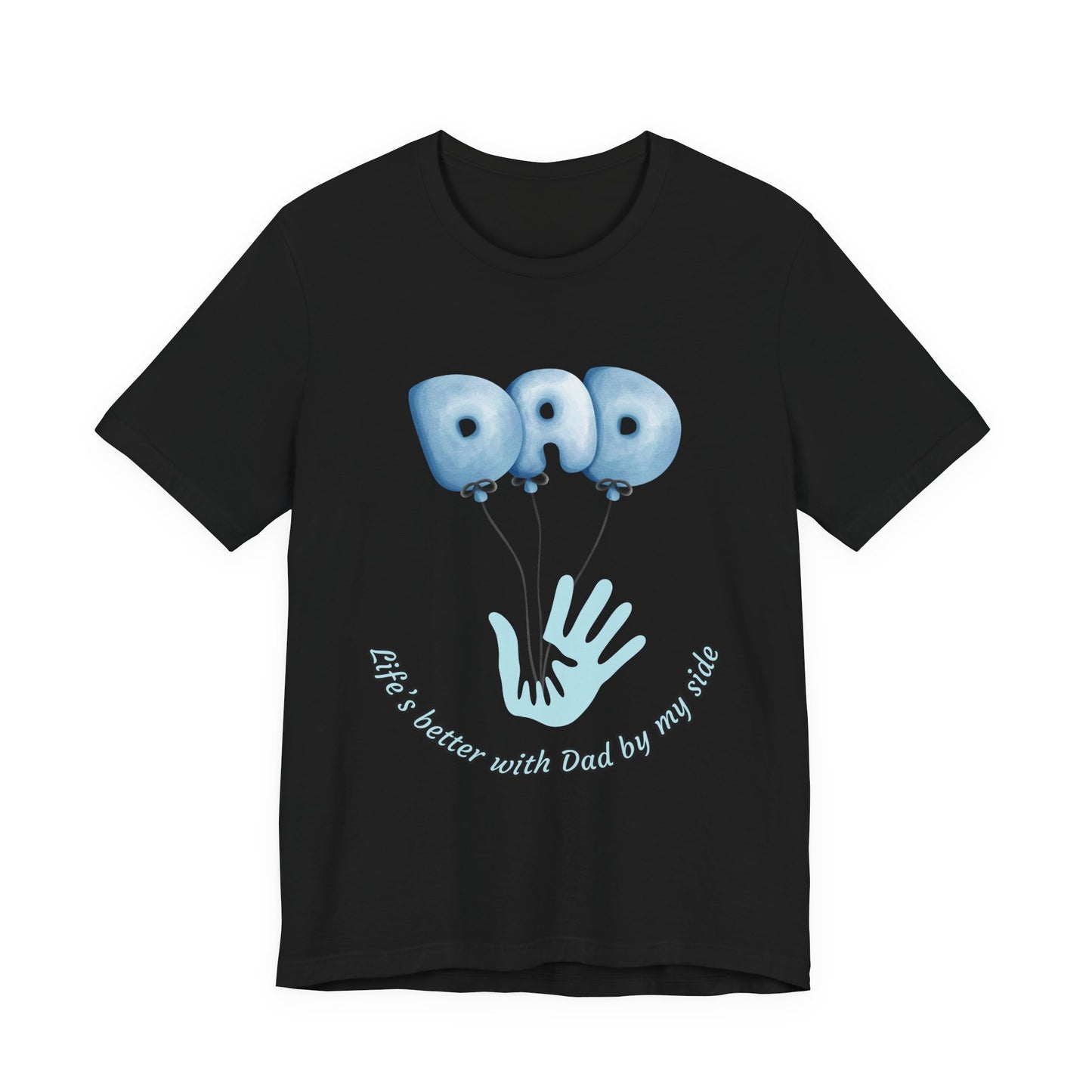 Dad Balloon Tee, Father’s Day Gift, Unisex T-Shirt, Birthday Present, Love for Dad, Family Celebration Apparel