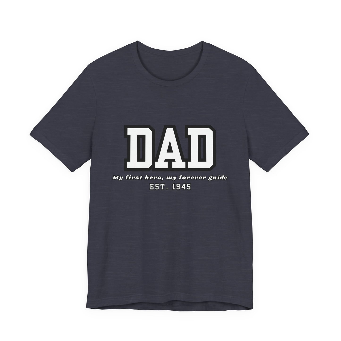 Dad Est. 1986 Unisex Tee - Gift for Father's Day, Birthday Tee, Casual Wear, Family T-Shirt, Dad's Day Out