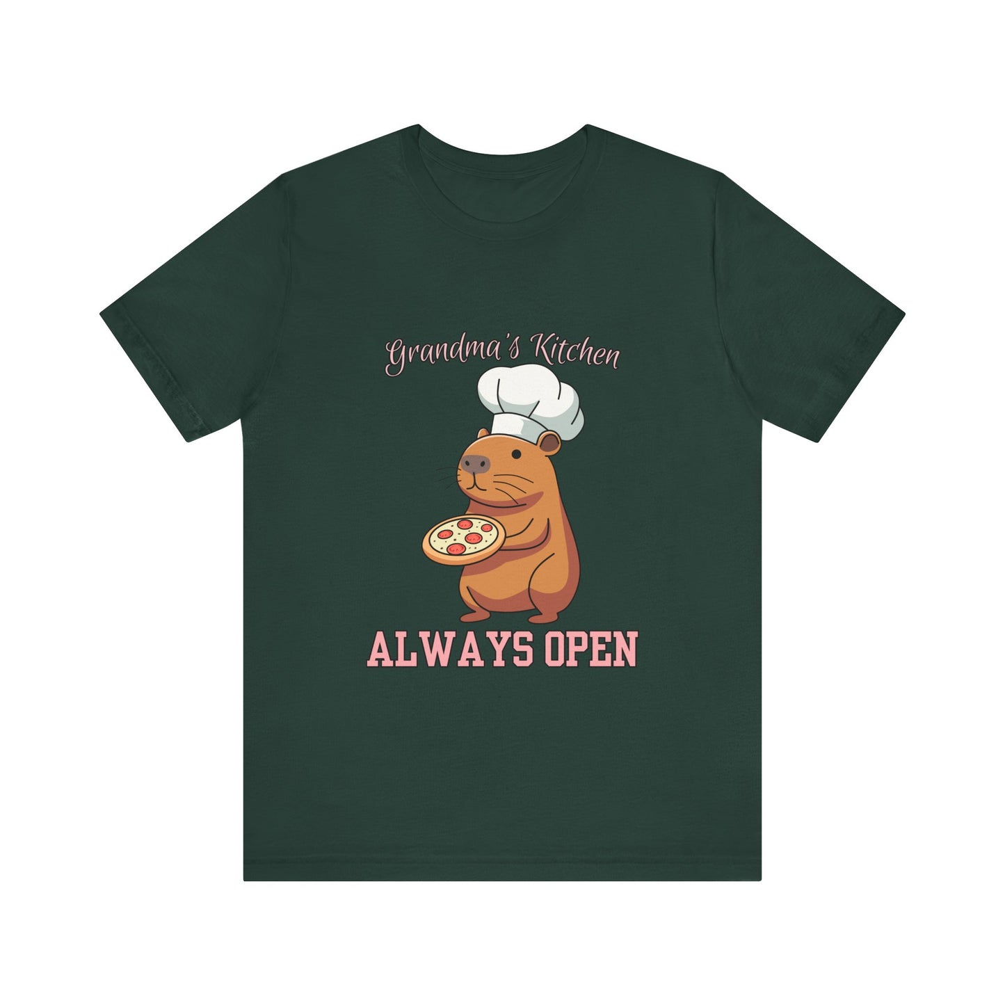 Grandma's Kitchen Unisex Tee | Cute Chef Shirt | Ideal Gift for Food Lovers, Family Gatherings, Birthdays, Home Cooks, Casual Wear