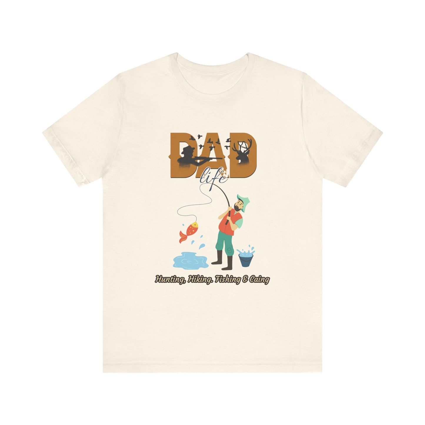 Dad Life Fishing Tee, Perfect for Fathers Day, Outdoor Adventures, Casual Wear, Gift for Dads, Fishing Enthusiasts