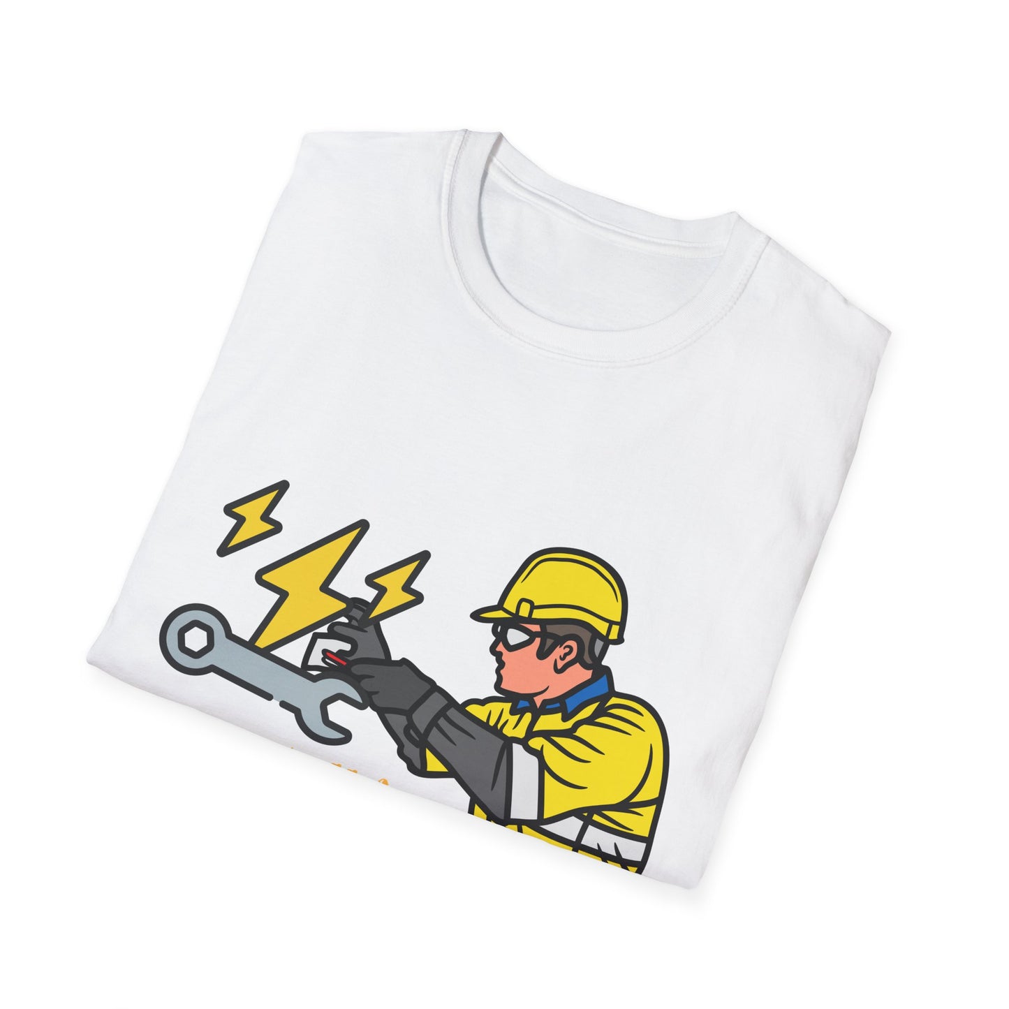Electrician Humor T-Shirt, Funny Work Shirt, Gift for Electricians, Casual Tee, Unique Graphic Tee, Funny Labor Day Gift, Dad Gift