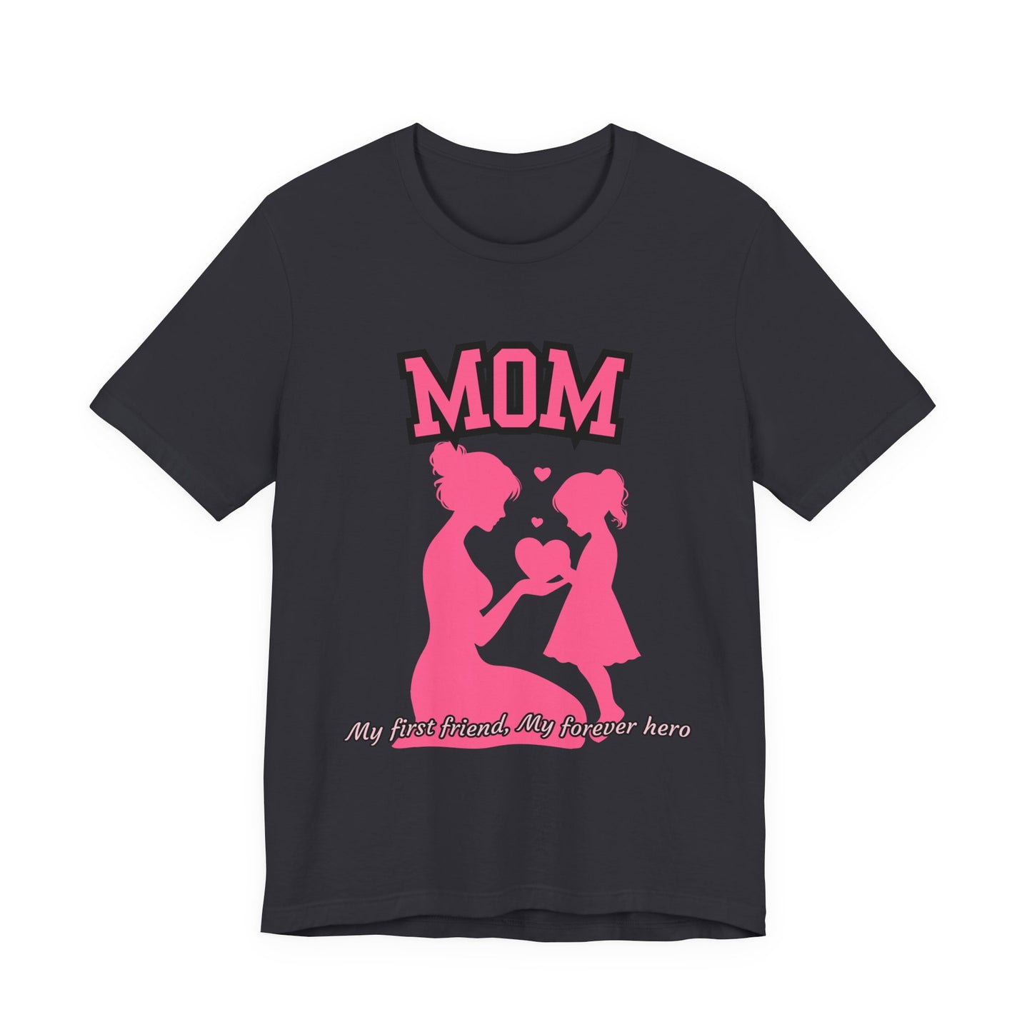 Mom and Daughter Love Tee | Unisex Jersey T-shirt for Mother's Day, Birthday Gift, Family Outing, Casual Wear, Heartwarming Gift