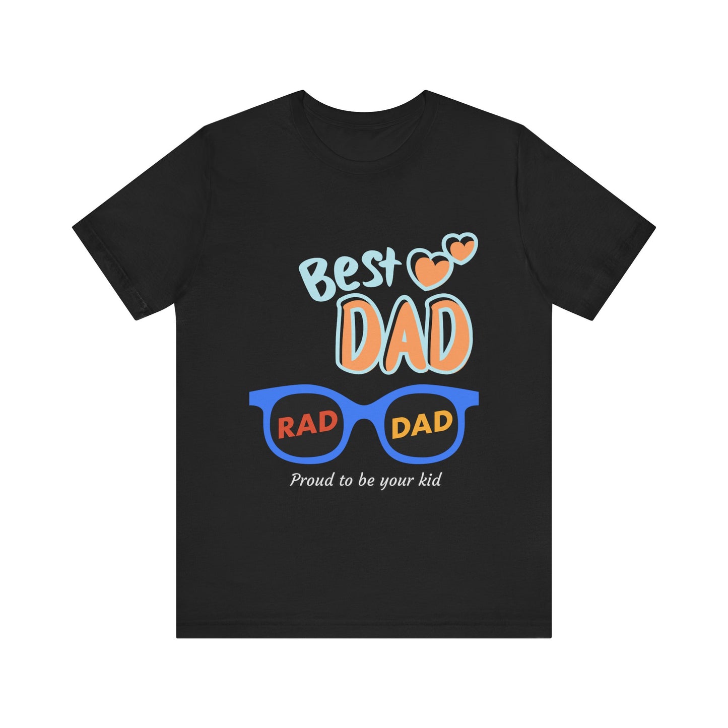 Best Dad Jersey Tee, Unisex T-Shirt, Father's Day Gift, Dad Humor Tee, Sunglasses Design Shirt, Proud to be Your Kid