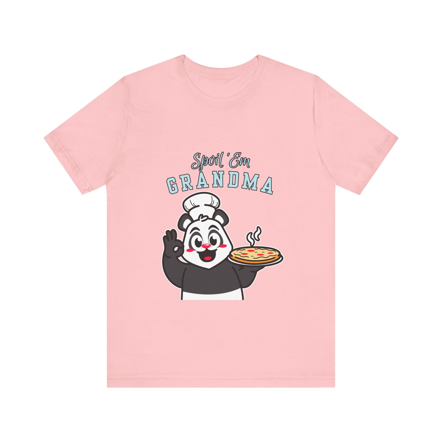 Cute Grandma Cooking Tee, Fun Family Gift, Unisex T-Shirt, Cute Chef Panda Design, Birthday, Mother's Day, Casual Wear