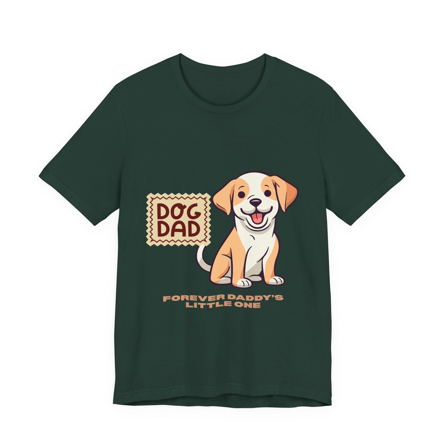 Dog Dad T-Shirt, Perfect Gift for Pet Lovers, Father's Day Apparel, Unisex Casual Tee, Dog Lover Shirt, Cute Dog Dad Design