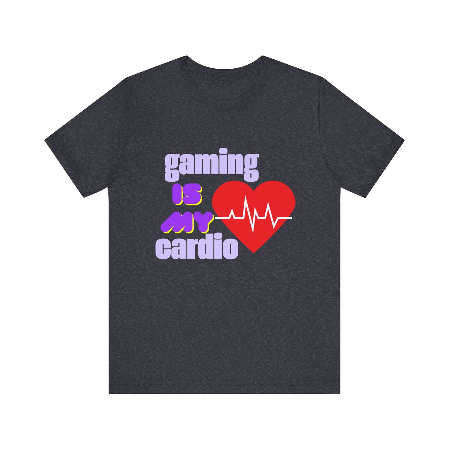 Gaming Is My Cardio Tee, Unisex T-Shirt, Gamer Shirt, Casual Wear, Perfect Gift for Gamers, Fun Graphic Tee