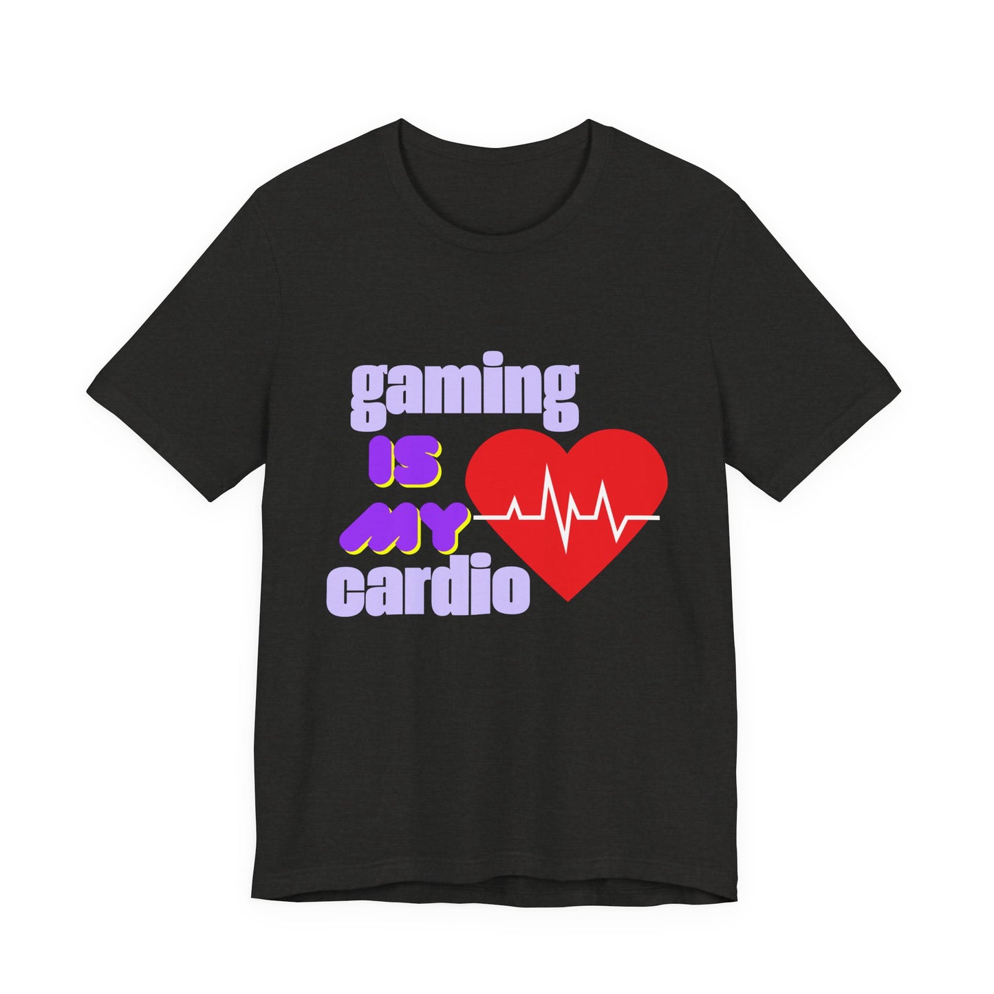 Gaming Is My Cardio Tee, Unisex T-Shirt, Gamer Shirt, Casual Wear, Perfect Gift for Gamers, Fun Graphic Tee