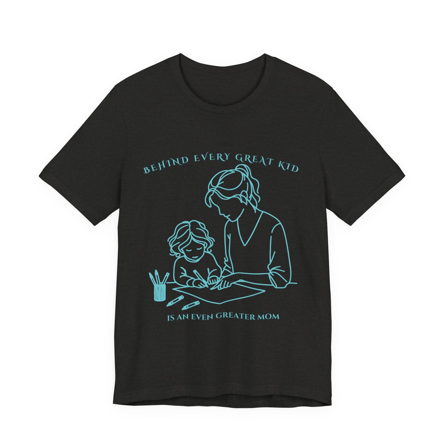 Mom and Child Inspiration Tee, Great Mom T-Shirt, Gift for Moms, Parenting Shirt, Casual Wear, Family Love Top