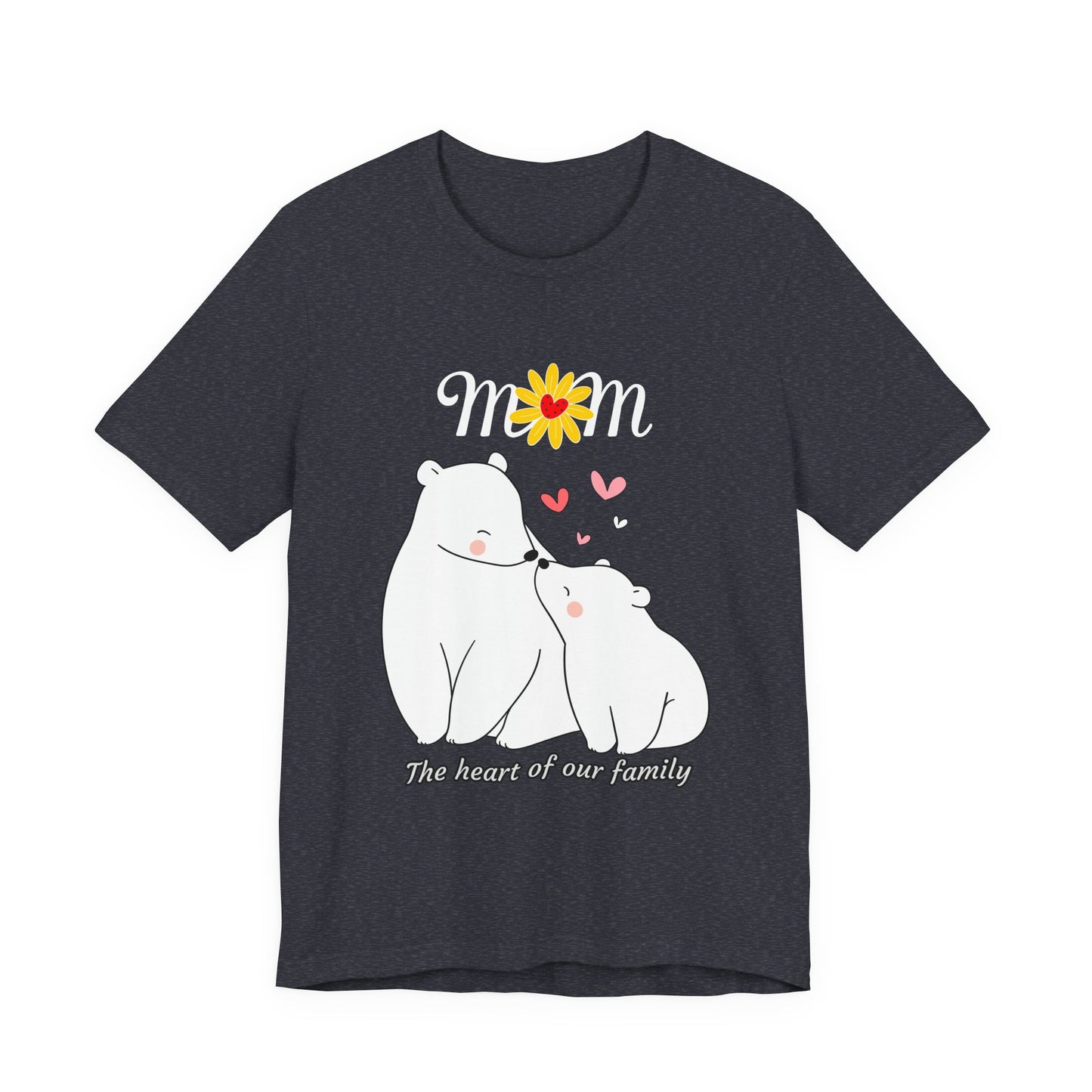 Mom Love Short Sleeve Tee, Cute Mom Shirt, Gift for Mom, Family Tee, Mother's Day Shirt, Mother's Day Gift