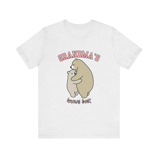 Grandma's Bears Unisex Short Sleeve Tee, Cute T-Shirt for Grandma, Gift for Grandparents, Birthday Gift, Family Matching Outfits