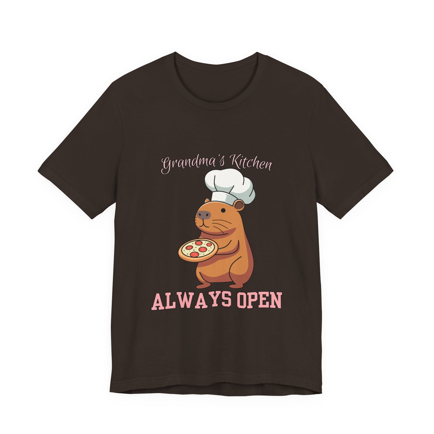 Grandma's Kitchen Unisex Tee | Cute Chef Shirt | Ideal Gift for Food Lovers, Family Gatherings, Birthdays, Home Cooks, Casual Wear