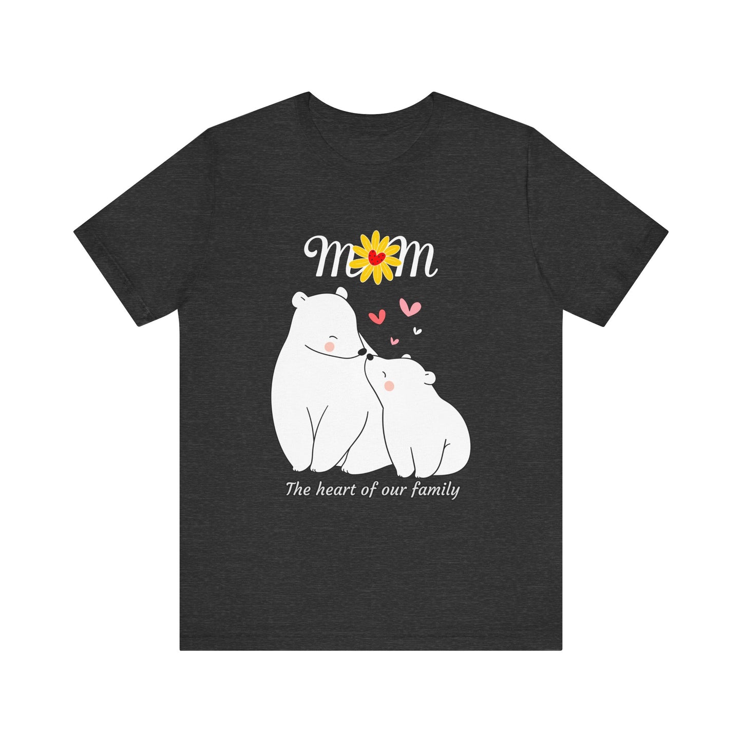 Mom Love Short Sleeve Tee, Cute Mom Shirt, Gift for Mom, Family Tee, Mother's Day Shirt, Mother's Day Gift