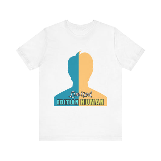Limited Edition Human Tee - Unisex Jersey Short Sleeve T-Shirt, Casual Wear, Gift for Him/Her, Fun Birthday Gift, Trendy Graphic Tee