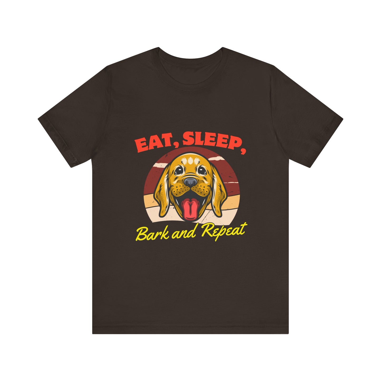 Dog Lover's Eat, Sleep, Bark Tee | Funny Pet T-Shirt, Gift for Dog Owners, Cute Canine Apparel, Dog Mom Shirt, Animal Lover Tops