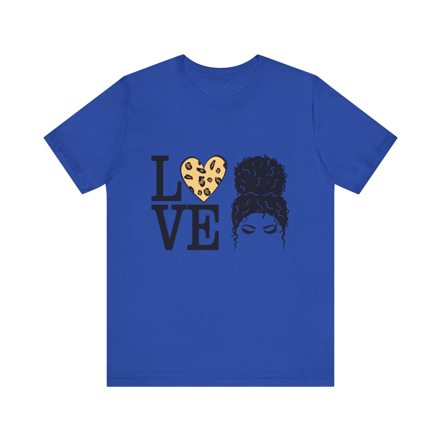 Love Print Girl Tee, Cute Gift for Dates, Casual Everyday Wear, Valentine's Day Top, Unique Fashion Statement for Ladies