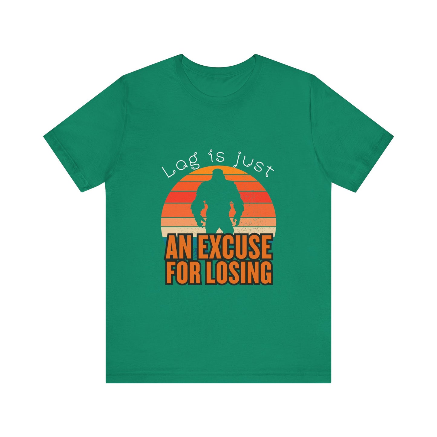 Funny Gaming Tee - 'Lag is Just An Excuse for Losing' Unisex Jersey Short Sleeve Tee, Gamer Gift, Casual Wear, Online Gaming, Quirky