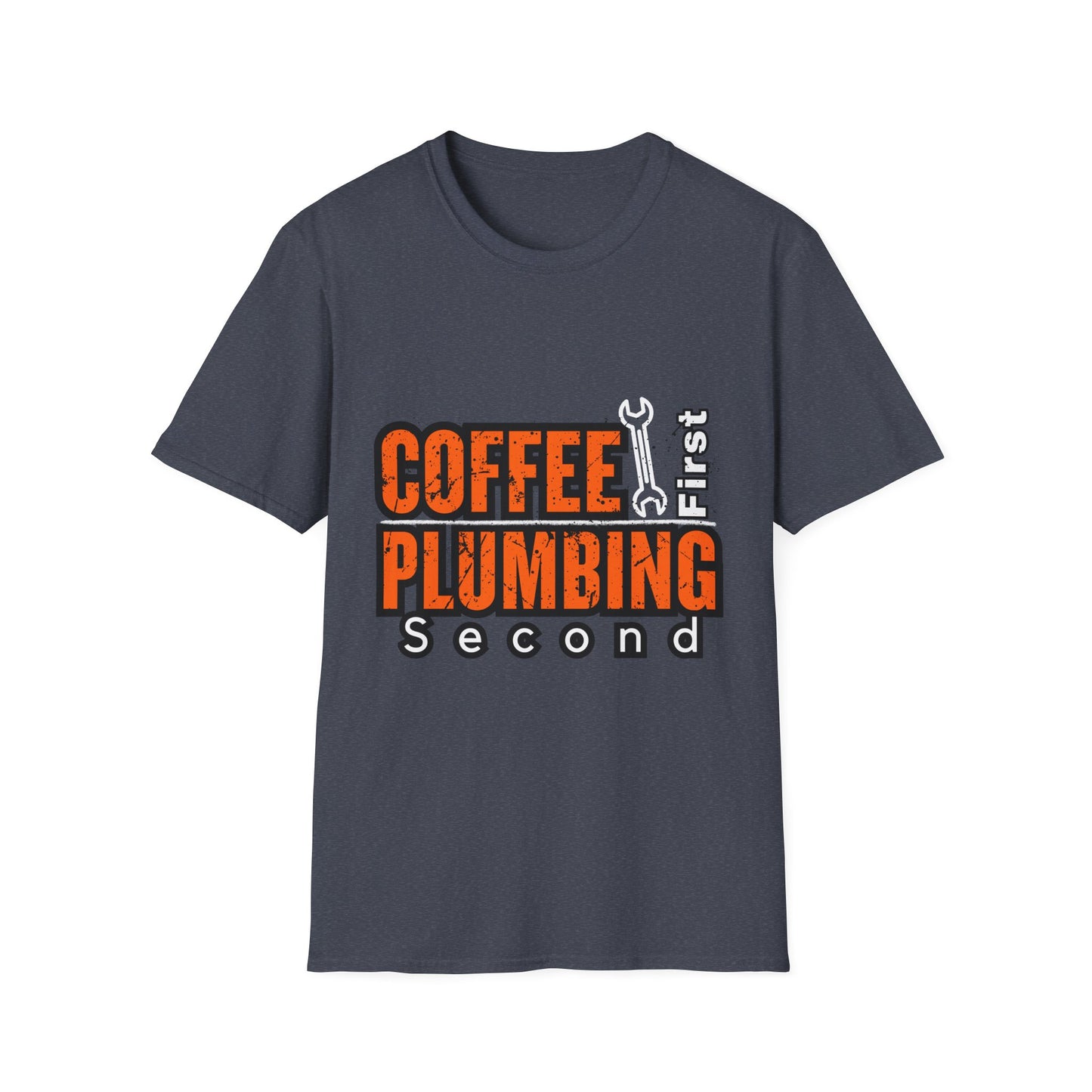 Coffee and Plumbing Unisex T-Shirt, Funny Plumber Shirt, Gift for Plumbers, Coffee Lovers Tee, Plumbing Gifts