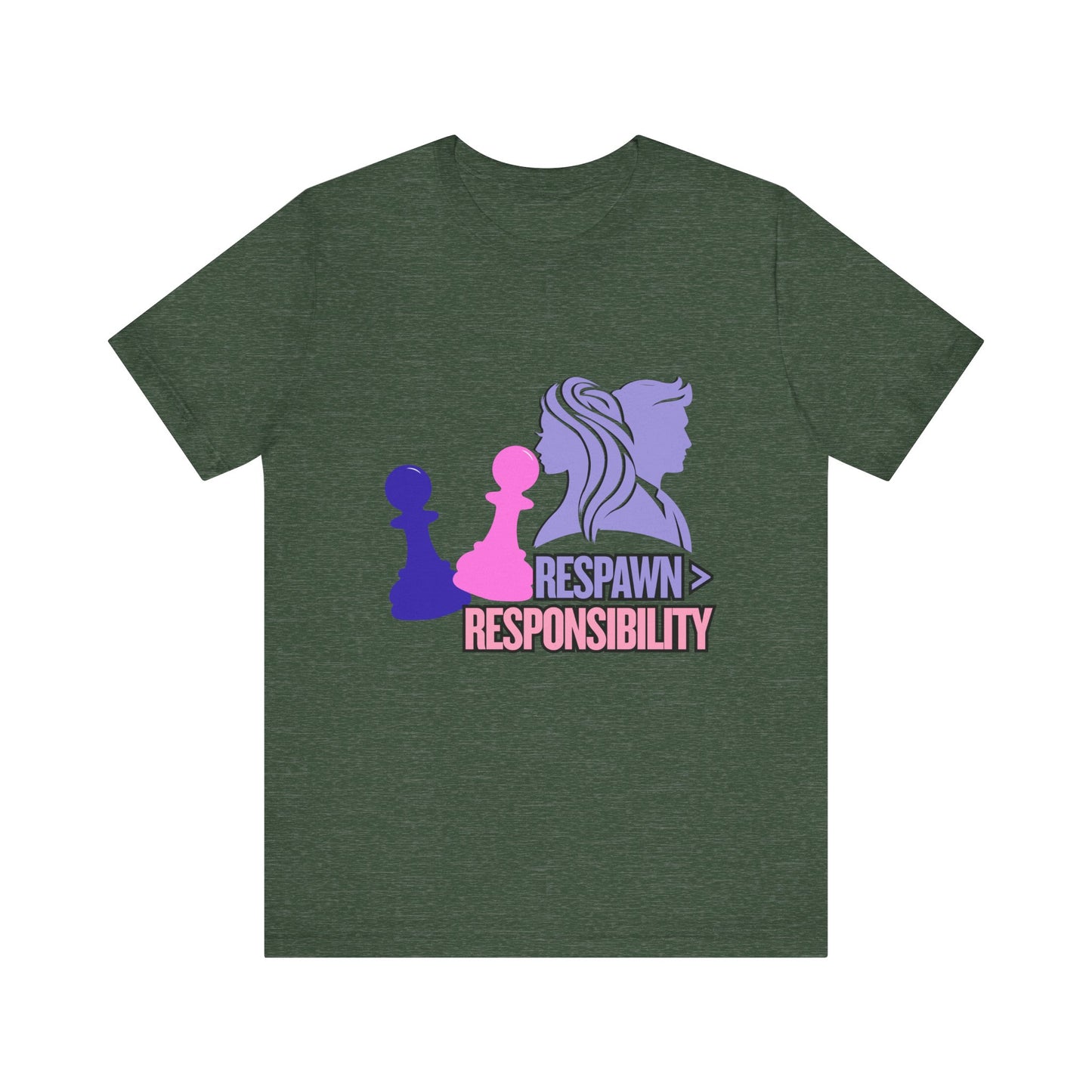 Chess Inspired Graphic Tee, Gamer Shirt, Motivational Quote Top, Casual Wear, Unique Gift for Gamers, Fun Tournament Attire