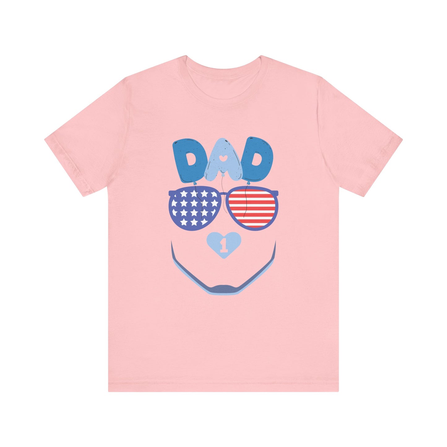 Patriotic Dad Tee, Father's Day Gift, USA Pride Shirt, Unisex Graphic T-Shirt, Summer Casual Wear