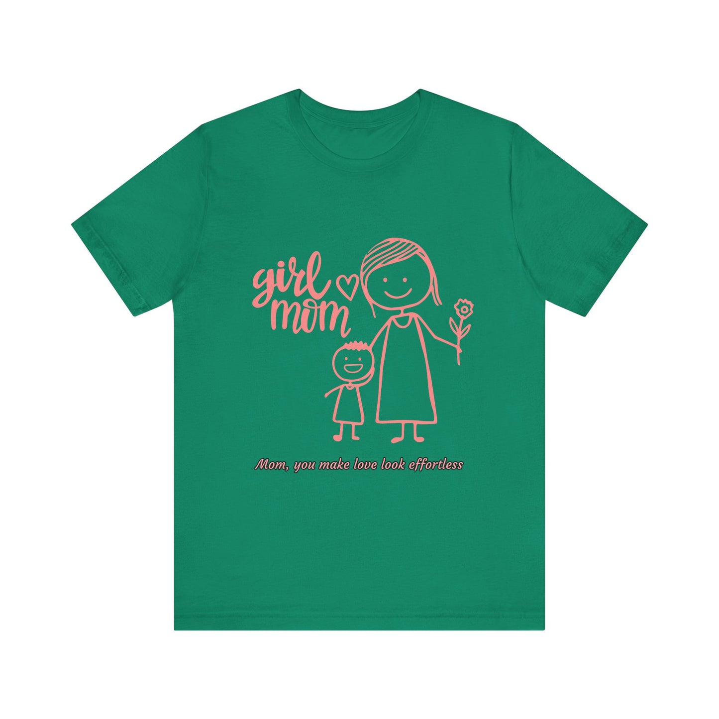Mom Love Graphic Tee - Cute Mother's Day Gift, Family T-Shirt, Gift for Mom, Cute Apparel, Unisex Shirt