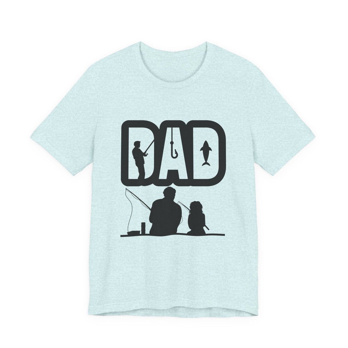 Father and Child Fishing Tee, Perfect Gift for Dads, Fishing Enthusiast Shirt, Father's Day Apparel, Family Bonding Tee