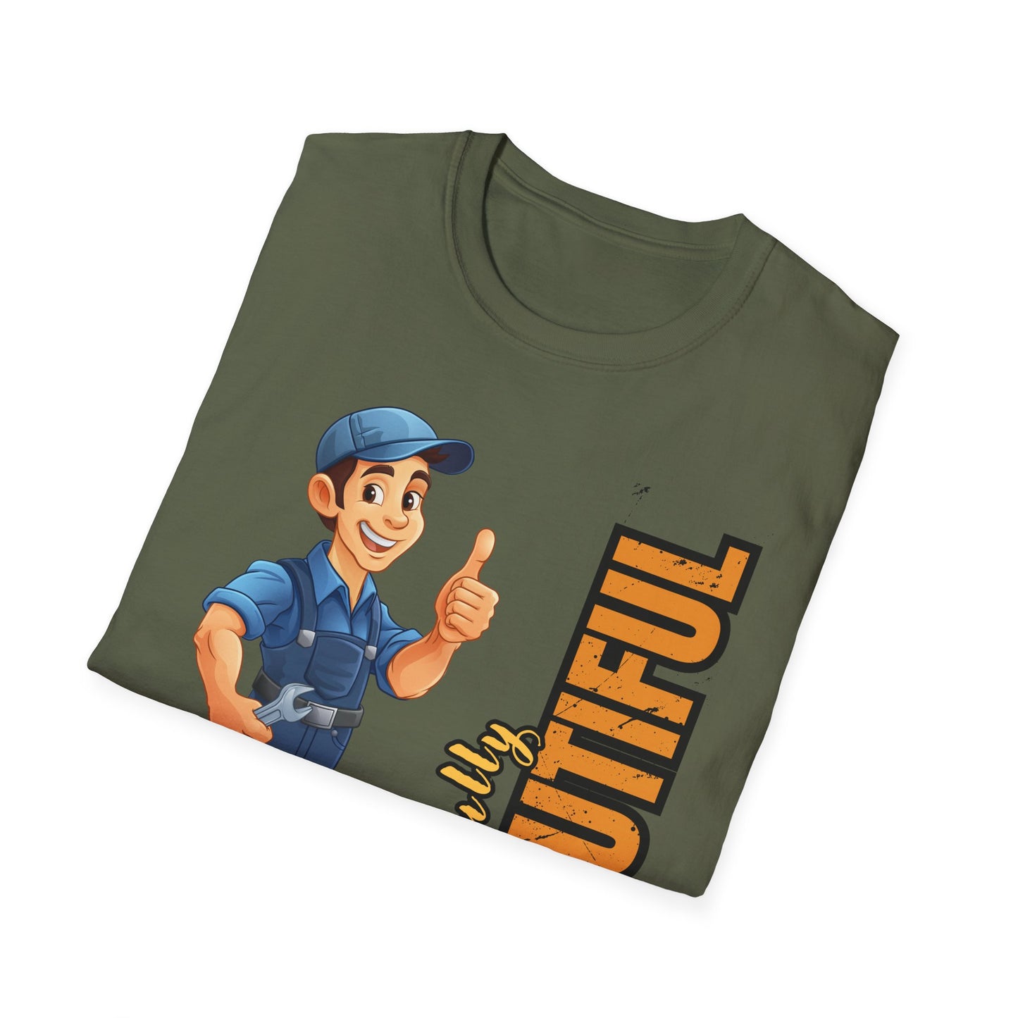 Plumber T-Shirt with Skillfully Beautiful Design, Funny Work T-Shirt, Great for Mechanics, Birthdays, or Casual Wear