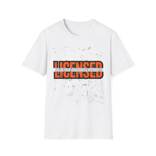 Licensed Electrician Unisex T-Shirt, Casual Wear, Gift for Birthdays, Trendy Electrician Gift, Tradesperson shirt