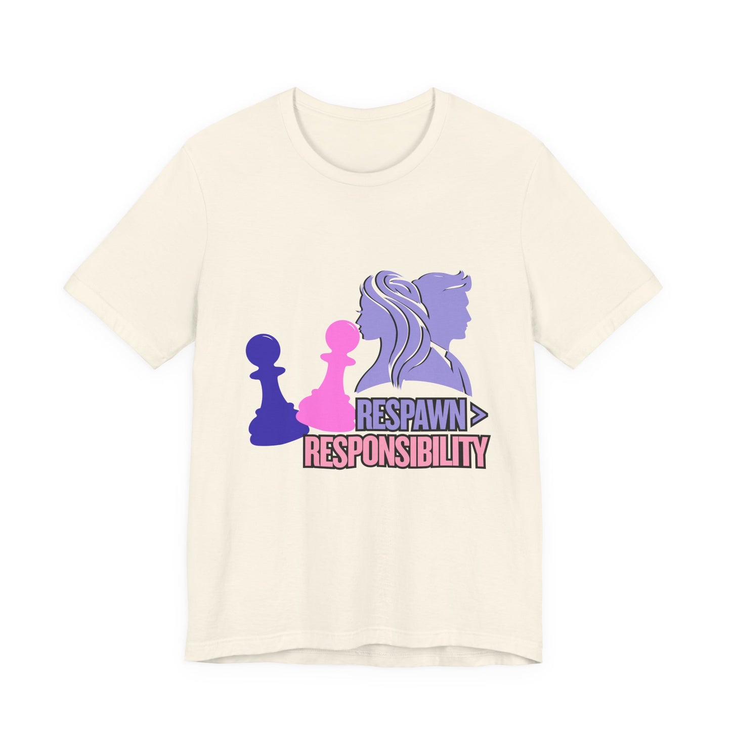 Chess Inspired Graphic Tee, Gamer Shirt, Motivational Quote Top, Casual Wear, Unique Gift for Gamers, Fun Tournament Attire