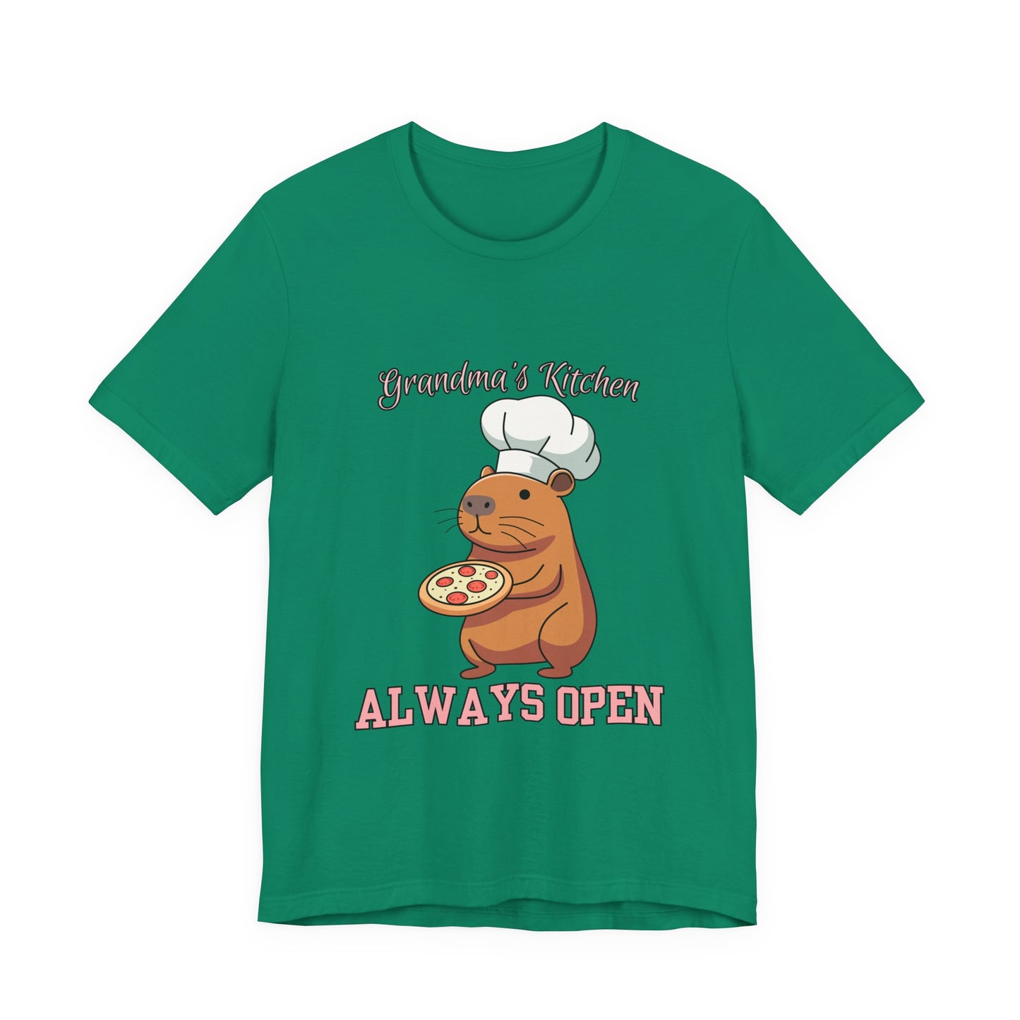 Grandma's Kitchen Unisex Tee | Cute Chef Shirt | Ideal Gift for Food Lovers, Family Gatherings, Birthdays, Home Cooks, Casual Wear