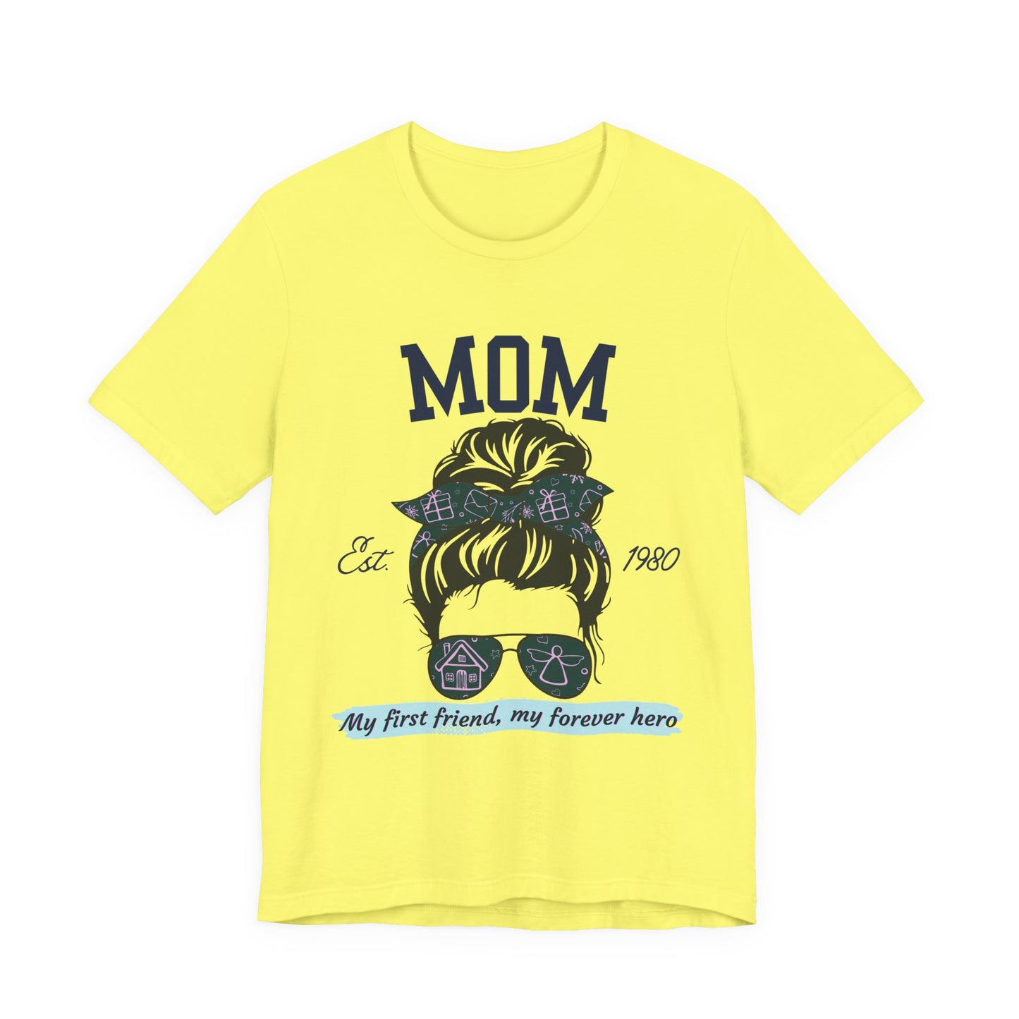 Mom Life Unisex Tee - Est. 1980, Gift for New Moms, Birthday Gift, Casual Wear, Mother's Day Shirt, Trendy Graphic T-Shirt