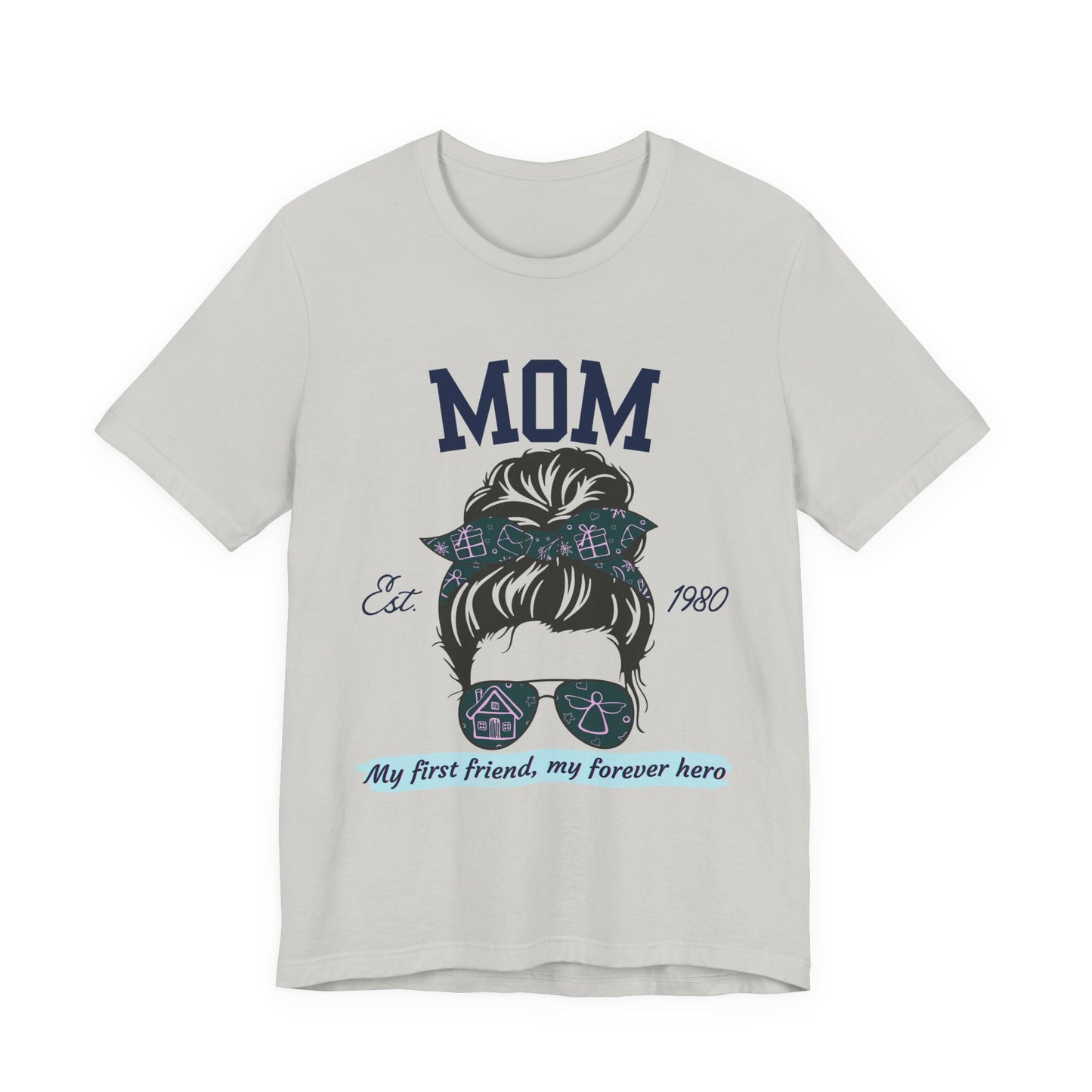 Mom Life Unisex Tee - Est. 1980, Gift for New Moms, Birthday Gift, Casual Wear, Mother's Day Shirt, Trendy Graphic T-Shirt