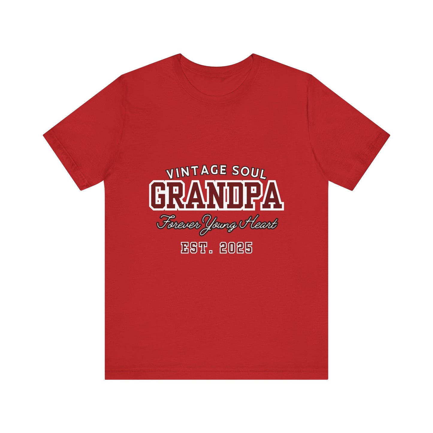 Vintage Soul Grandpa Tee | Perfect Gift for New Grandpas, Father's Day Present, Casual Wear, Family Gatherings, Comfortable Style