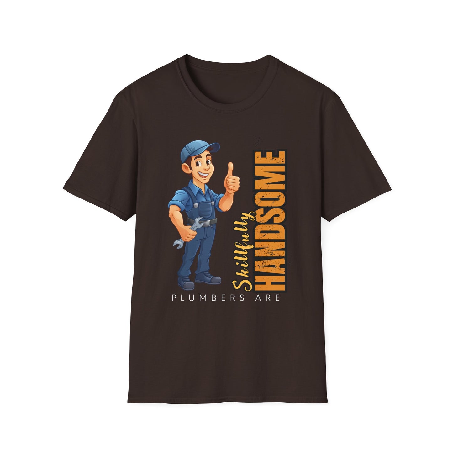 Plumber Handsomeness Unisex T-Shirt | Perfect Gift for Birthdays, Father's Day, Casual Wear, Dad Humor, Softstyle Tee