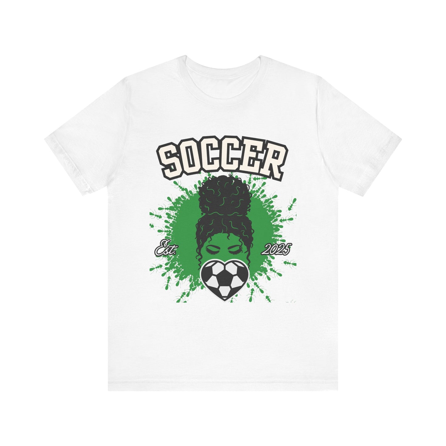 Soccer Queen Graphic Tee, Perfect for Game Day, Sports Lover Gift, Unisex Short Sleeve Tee, Soccer Mom Shirt, Athlete Apparel