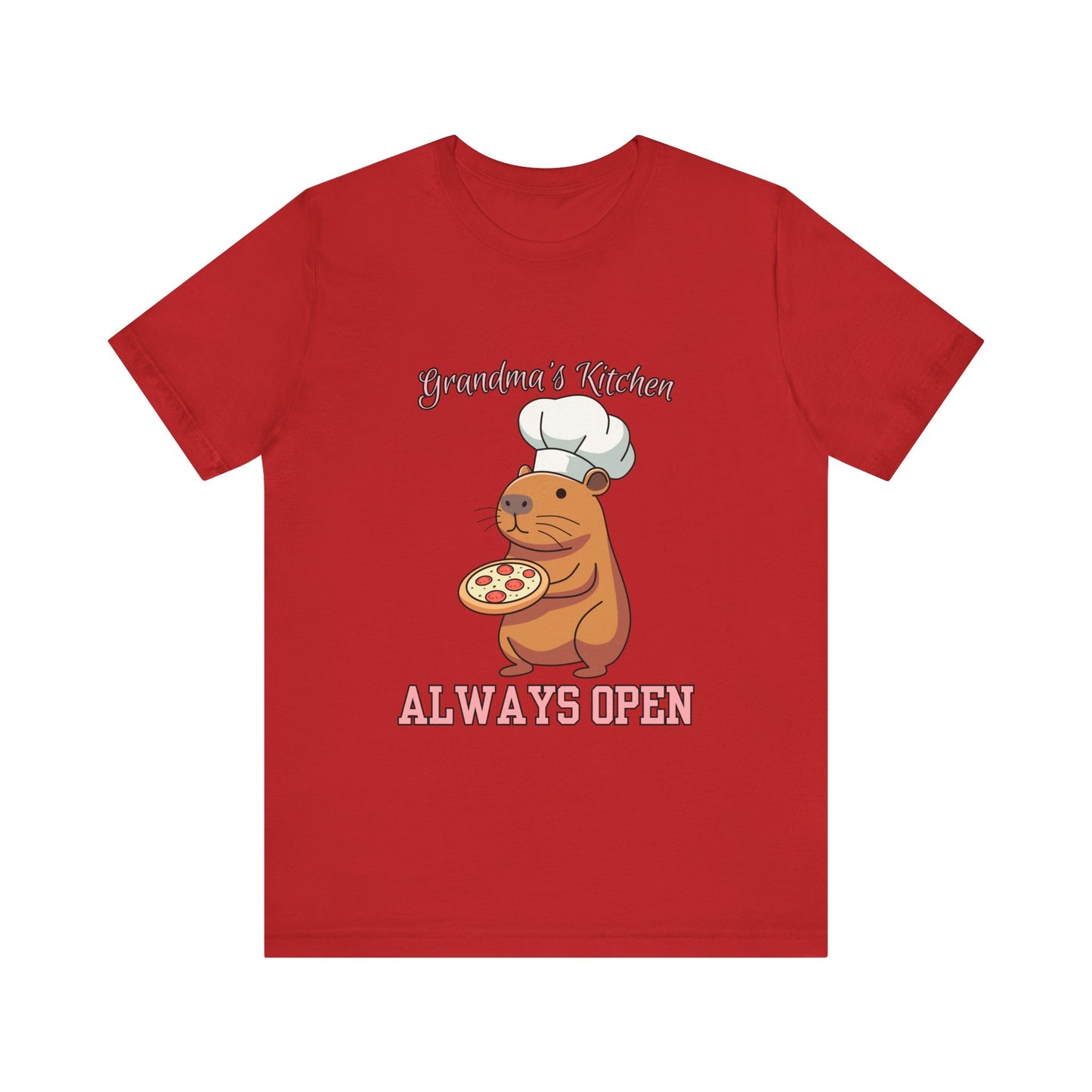Grandma's Kitchen Unisex Tee | Cute Chef Shirt | Ideal Gift for Food Lovers, Family Gatherings, Birthdays, Home Cooks, Casual Wear