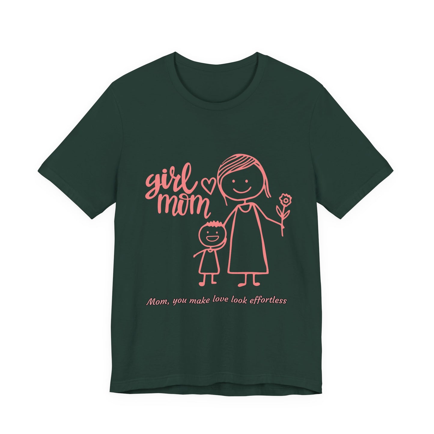 Mom Love Graphic Tee - Cute Mother's Day Gift, Family T-Shirt, Gift for Mom, Cute Apparel, Unisex Shirt