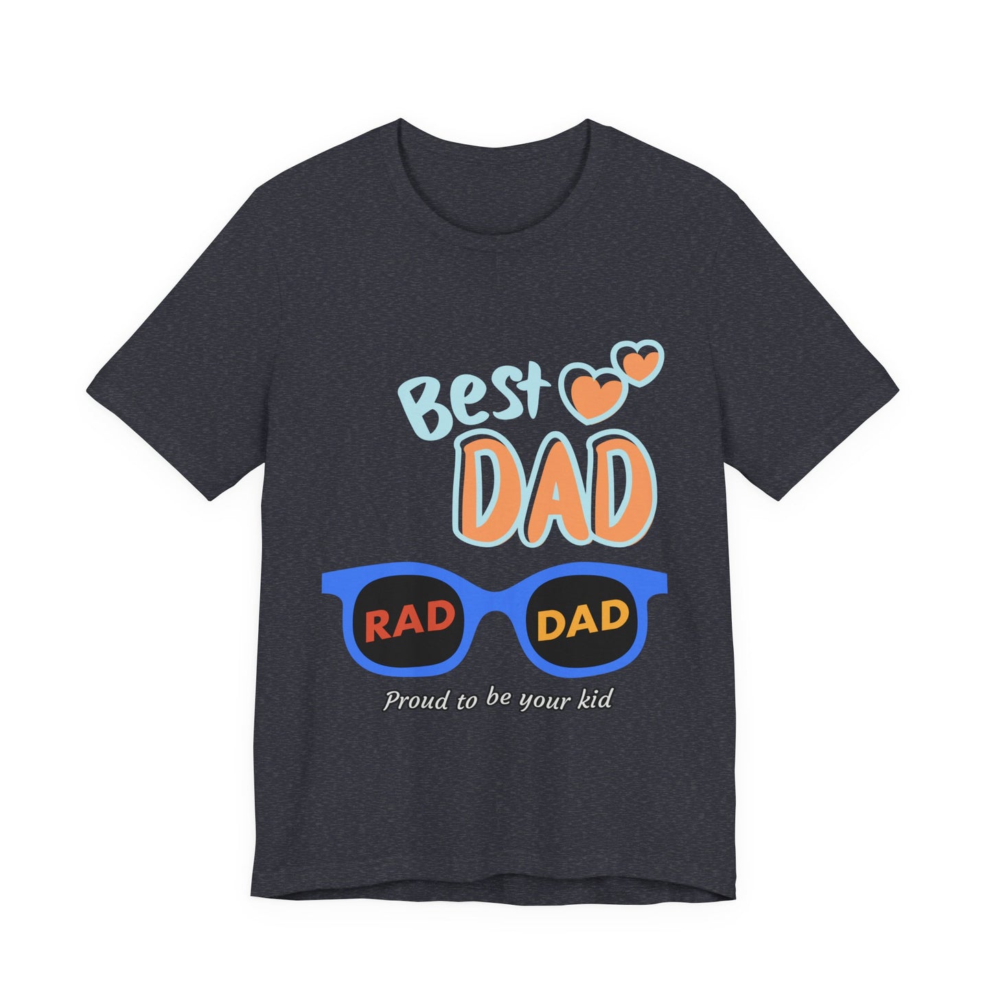Best Dad Jersey Tee, Unisex T-Shirt, Father's Day Gift, Dad Humor Tee, Sunglasses Design Shirt, Proud to be Your Kid