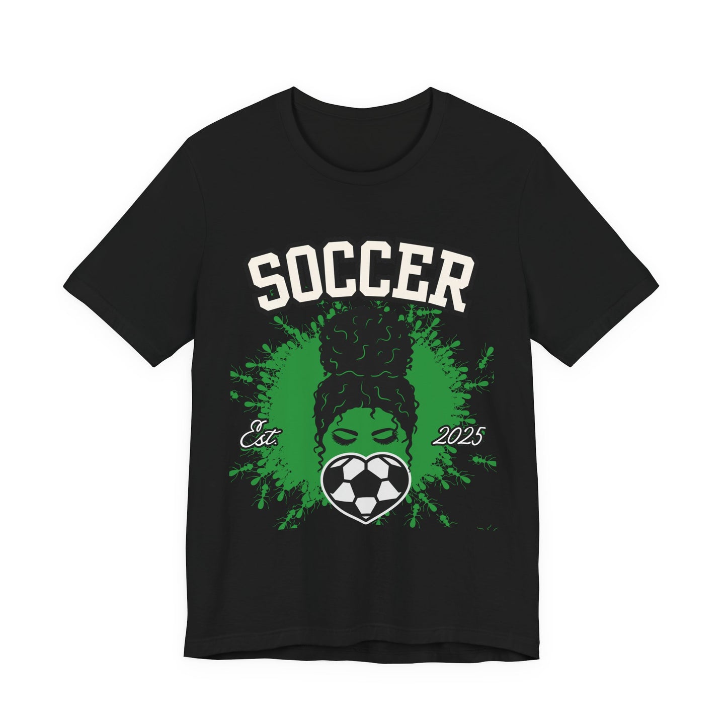 Soccer Queen Graphic Tee, Perfect for Game Day, Sports Lover Gift, Unisex Short Sleeve Tee, Soccer Mom Shirt, Athlete Apparel