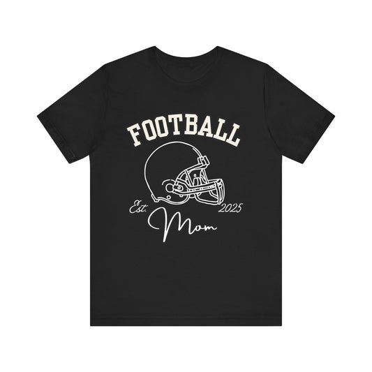 Football Mom Unisex Tee, Sports Fan Shirt, Gift for Moms, Casual Wear, Football Season Apparel, Family Game Day Top