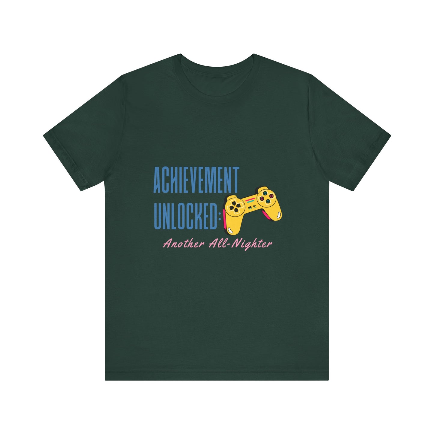 Achievement Unlocked Gamer Tee, Unisex Jersey T-Shirt for Gamers, Perfect for Gaming Nights, Birthday Gift, Casual Wear
