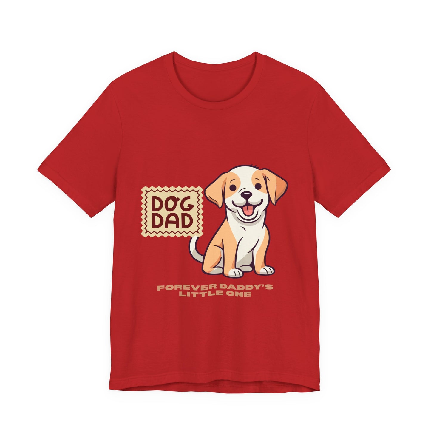 Dog Dad T-Shirt, Perfect Gift for Pet Lovers, Father's Day Apparel, Unisex Casual Tee, Dog Lover Shirt, Cute Dog Dad Design