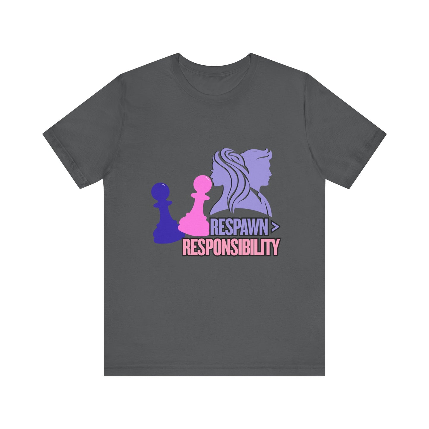 Chess Inspired Graphic Tee, Gamer Shirt, Motivational Quote Top, Casual Wear, Unique Gift for Gamers, Fun Tournament Attire