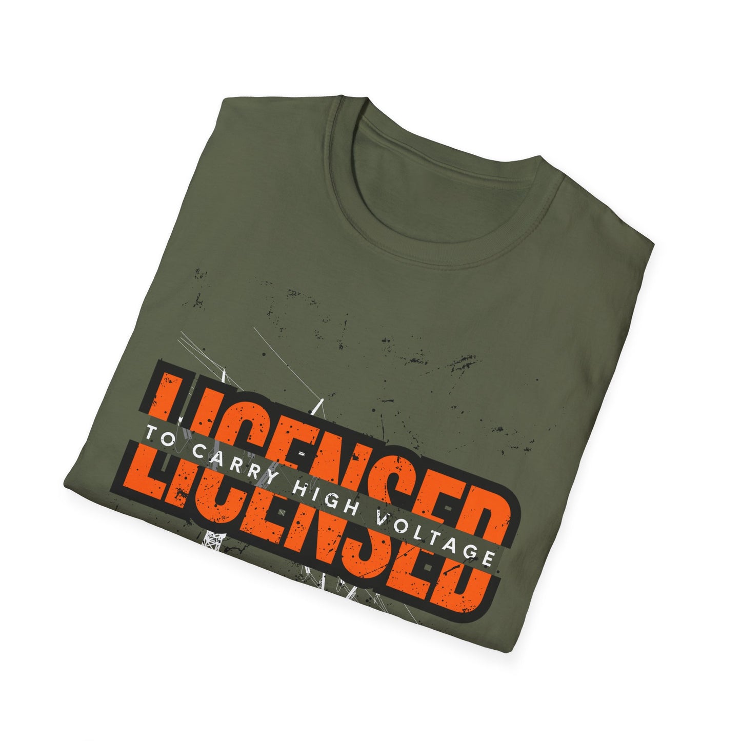 Licensed Electrician Unisex T-Shirt, Casual Wear, Gift for Birthdays, Trendy Electrician Gift, Tradesperson shirt