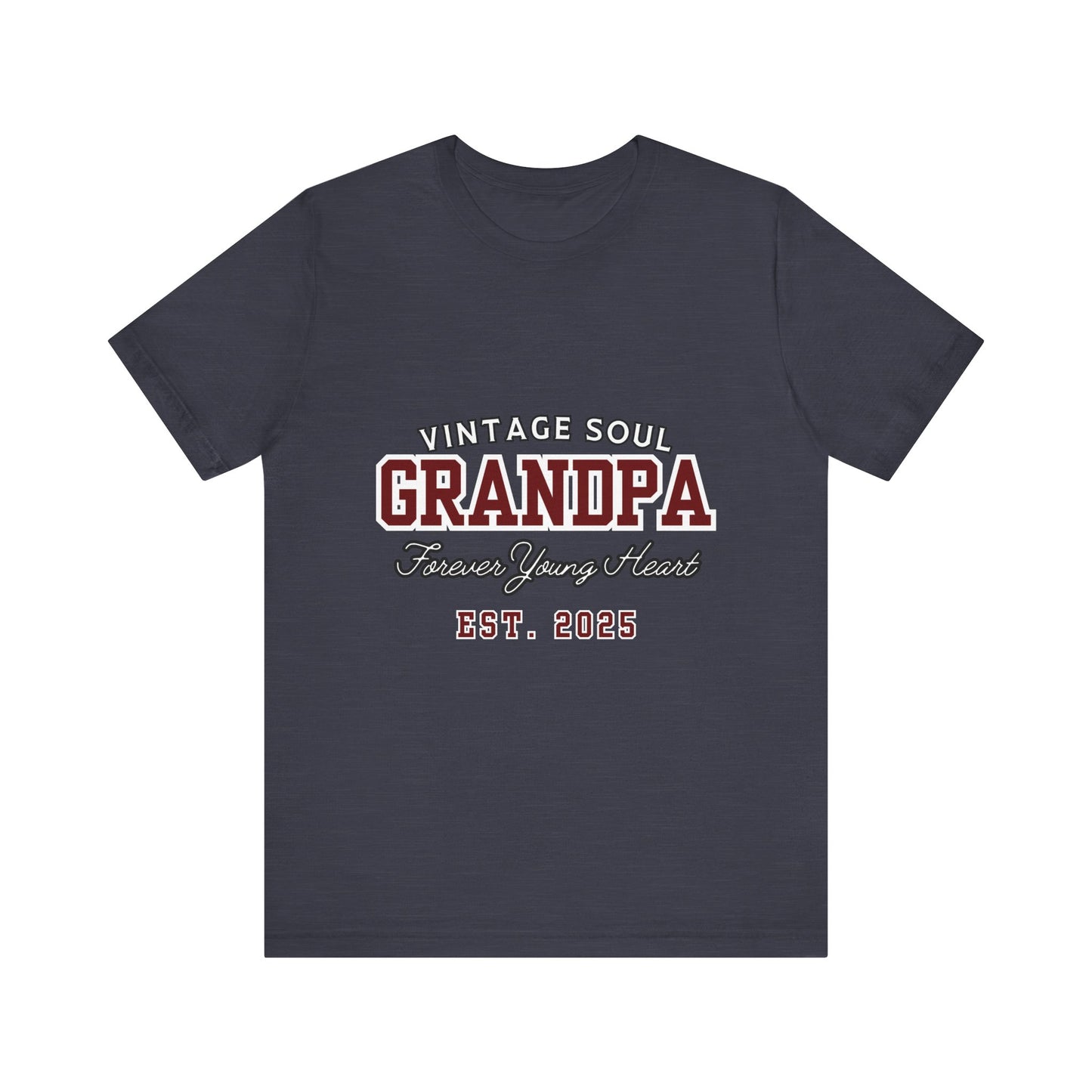 Vintage Soul Grandpa Tee | Perfect Gift for New Grandpas, Father's Day Present, Casual Wear, Family Gatherings, Comfortable Style